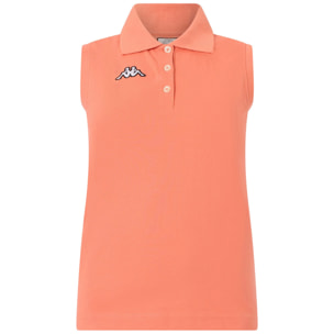 Kappa - Polo Shirts Donna Arancione - Logo Tennis Wws Slim