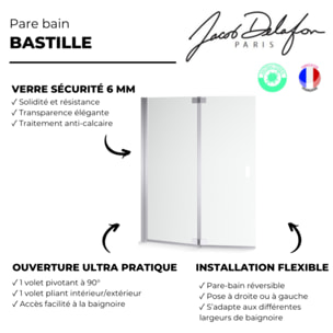 Pare-bain Bastille chromé