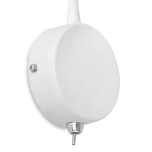 LOKE Lampe applique lecteur blanc
