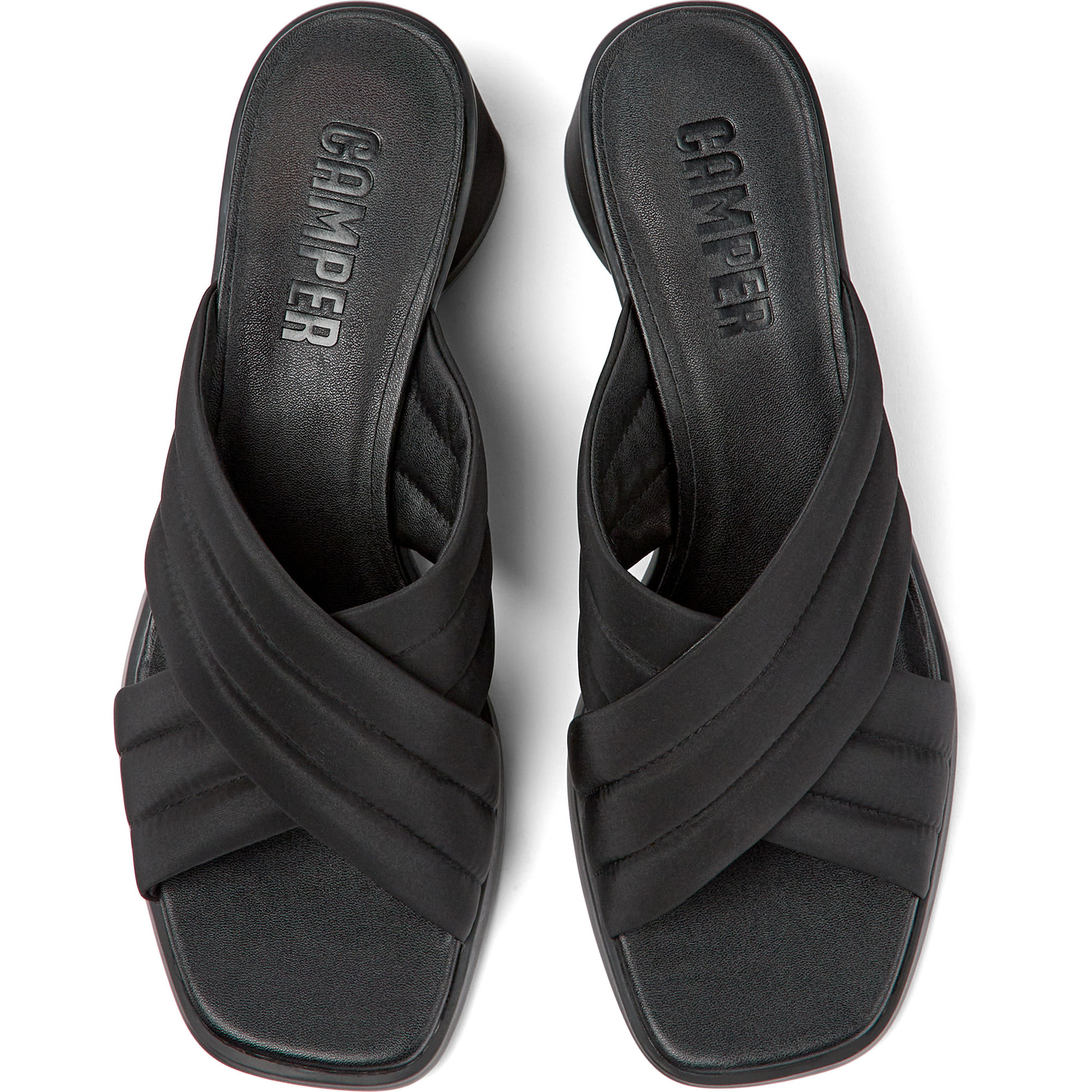 Sandalias - CAMPER Kiara - Negro - Textil técnico (poliéster reciclado)