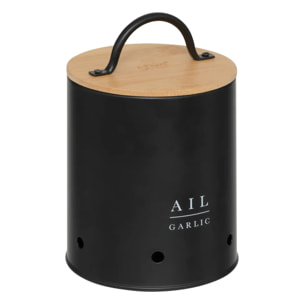 3 boîtes "BlackBamboo" en métal