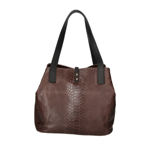 Borsa a mano da Donna Clarissa in Vera Pelle Made in Italy 26x32x15 cm