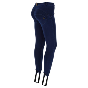 Jeggings push up WR.UP® vita regular con ghette sul fondo