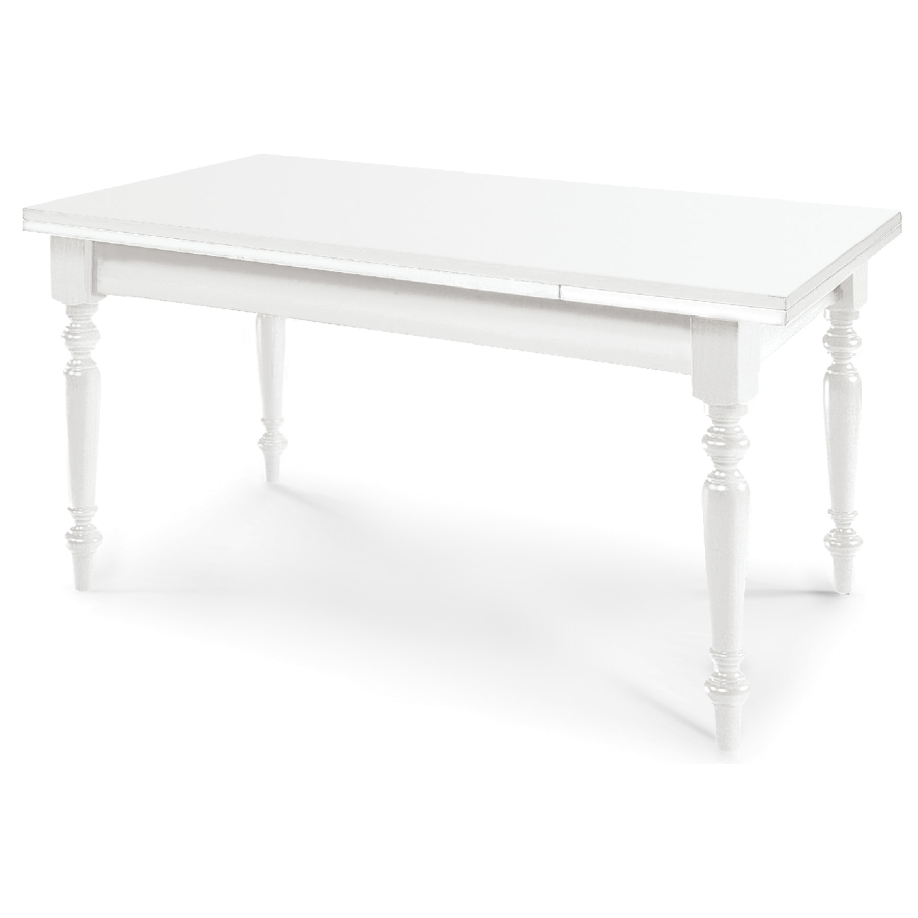 TAVOLO ARDENZA BIANCO ALLUNGABILE 160x85 - 240X85 CM