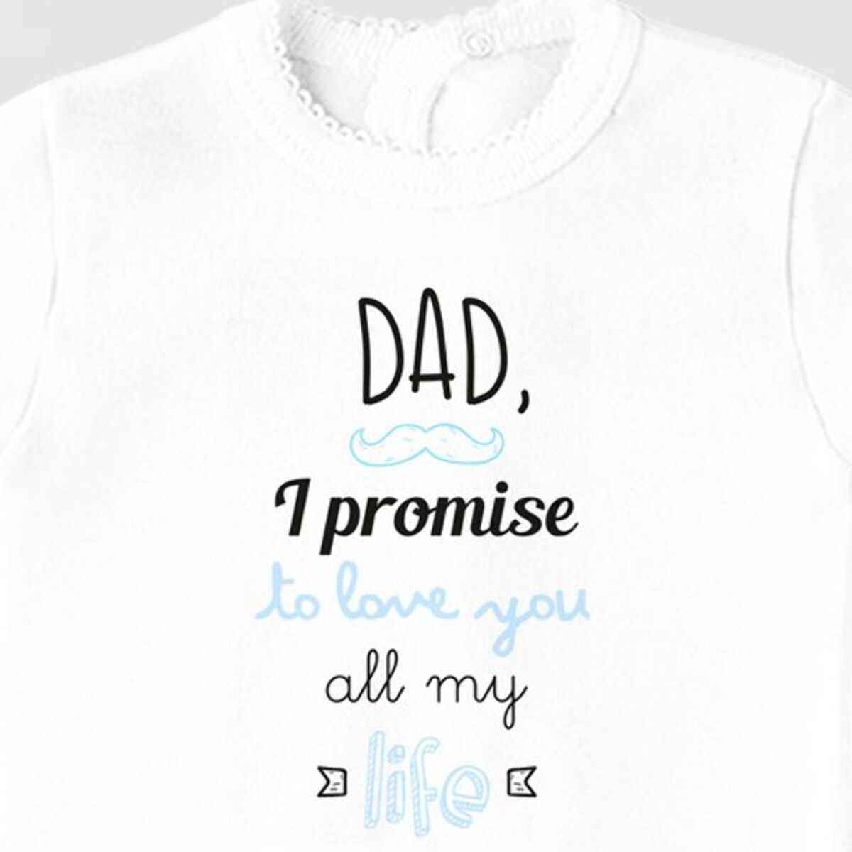 Conj Estampado Frase D Blanco Talla Nac