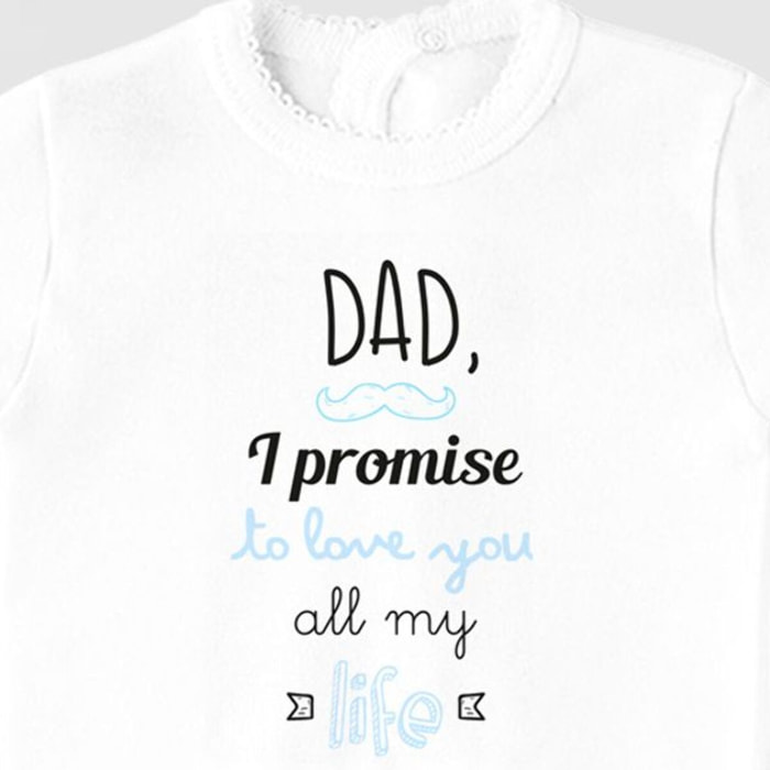 Conj Estampado Frase D Blanco Talla Nac