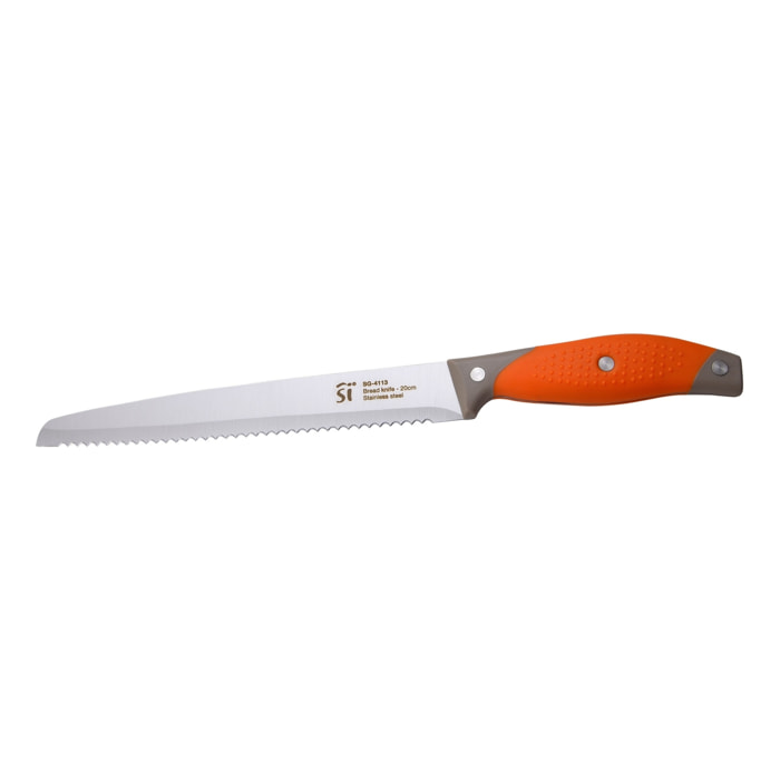 Cuchillo de pan 20cm acero inox valencia