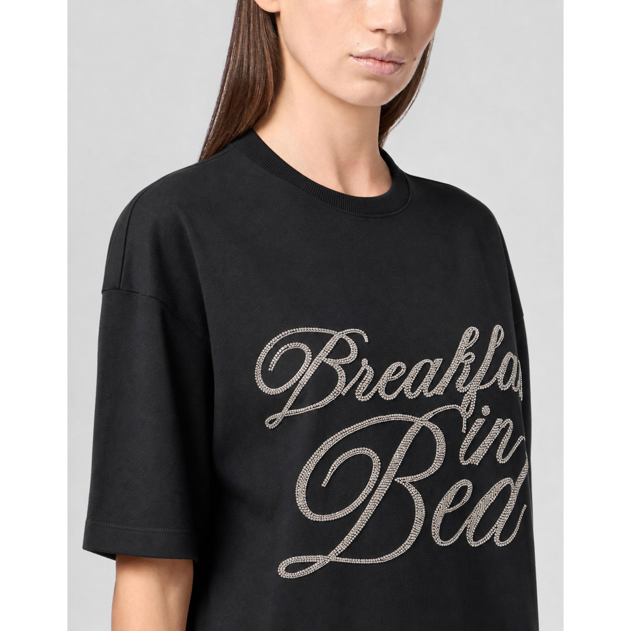 PHILIPP PLEIN T-shirt vestibilità uomo CRYSTAL