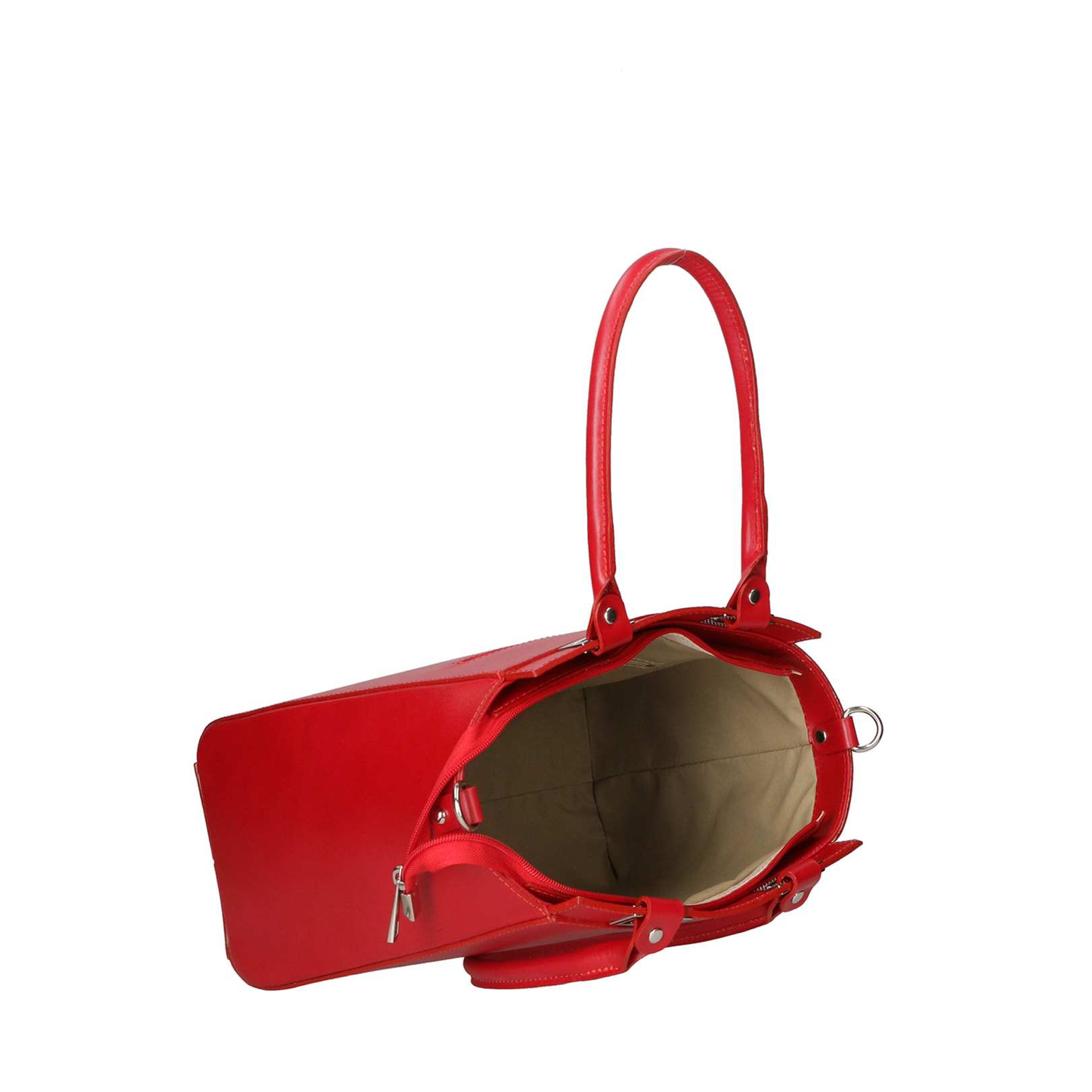Borsa a mano da Donna Fatima in Vera Pelle Made in Italy 28x33x16 cm