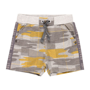 Bermudas felpa camuflaje de bebé niño