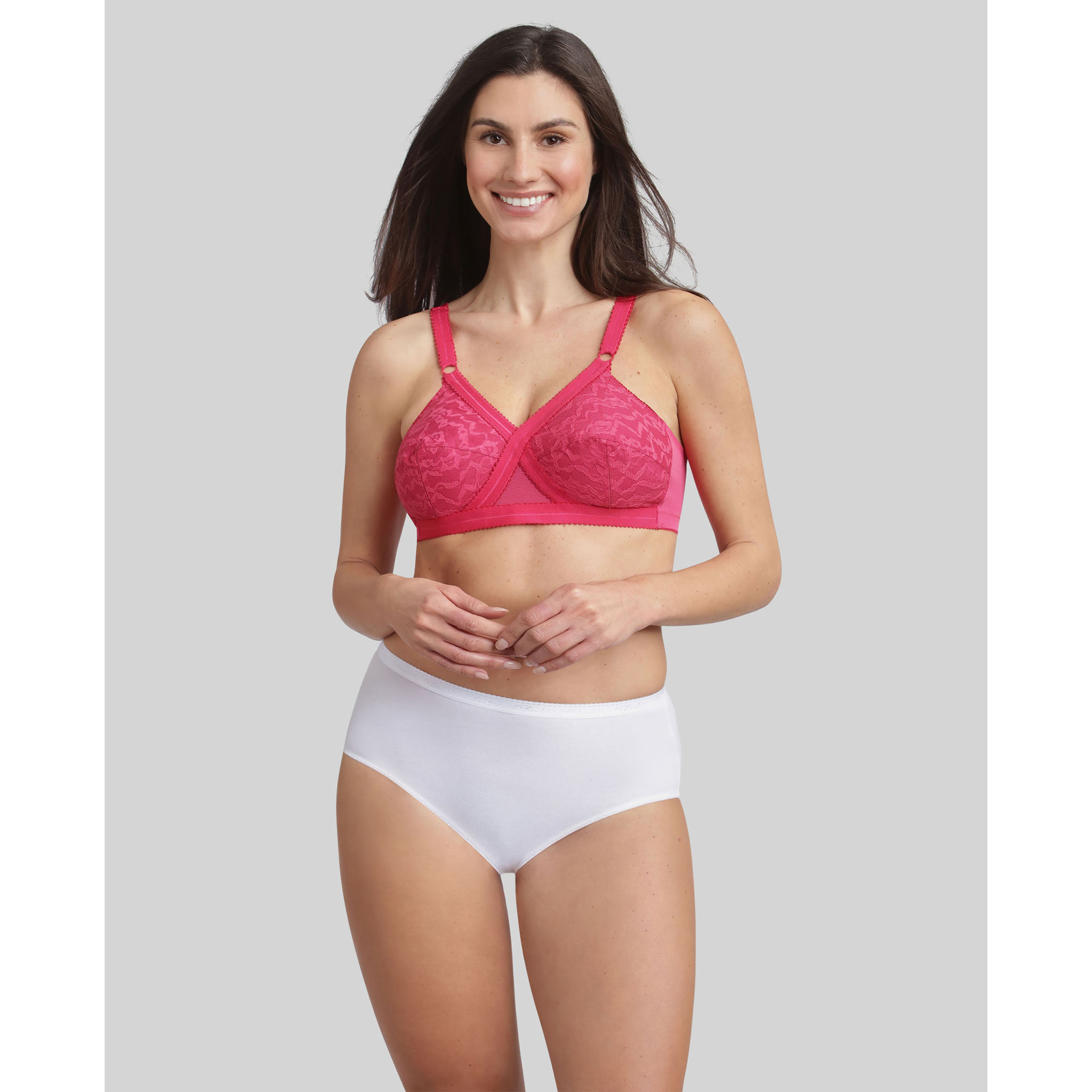 Sujetador sin aros cruzado mágico 556