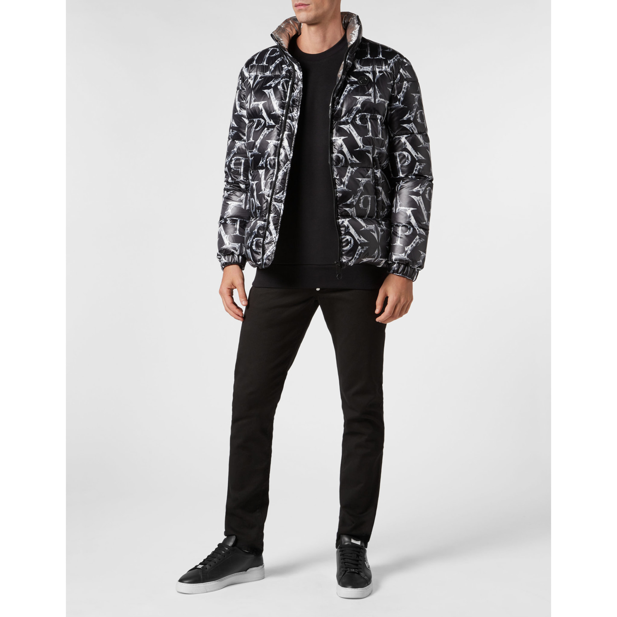 PHILIPP PLEIN Chaqueta larga de plumón CHROME