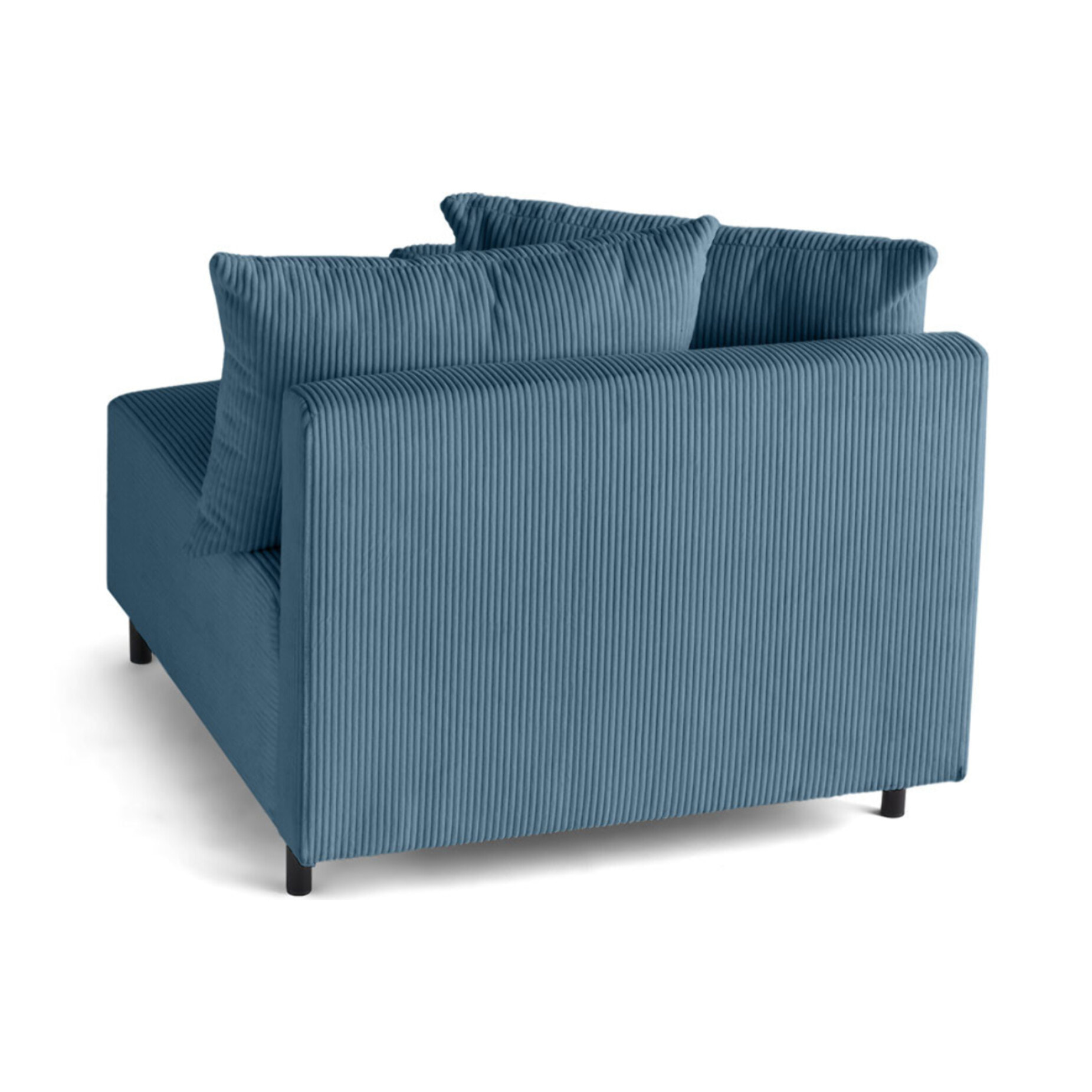 Edinburg - module d'assise - en velours côtelé - Bleu