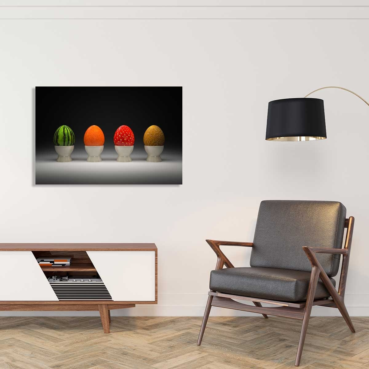 Tableau les quatre fruits Tableau plexiglas