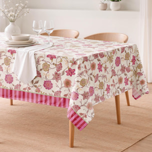 Mantel antimanchas DIANIA FUCSIA - 100% algodón