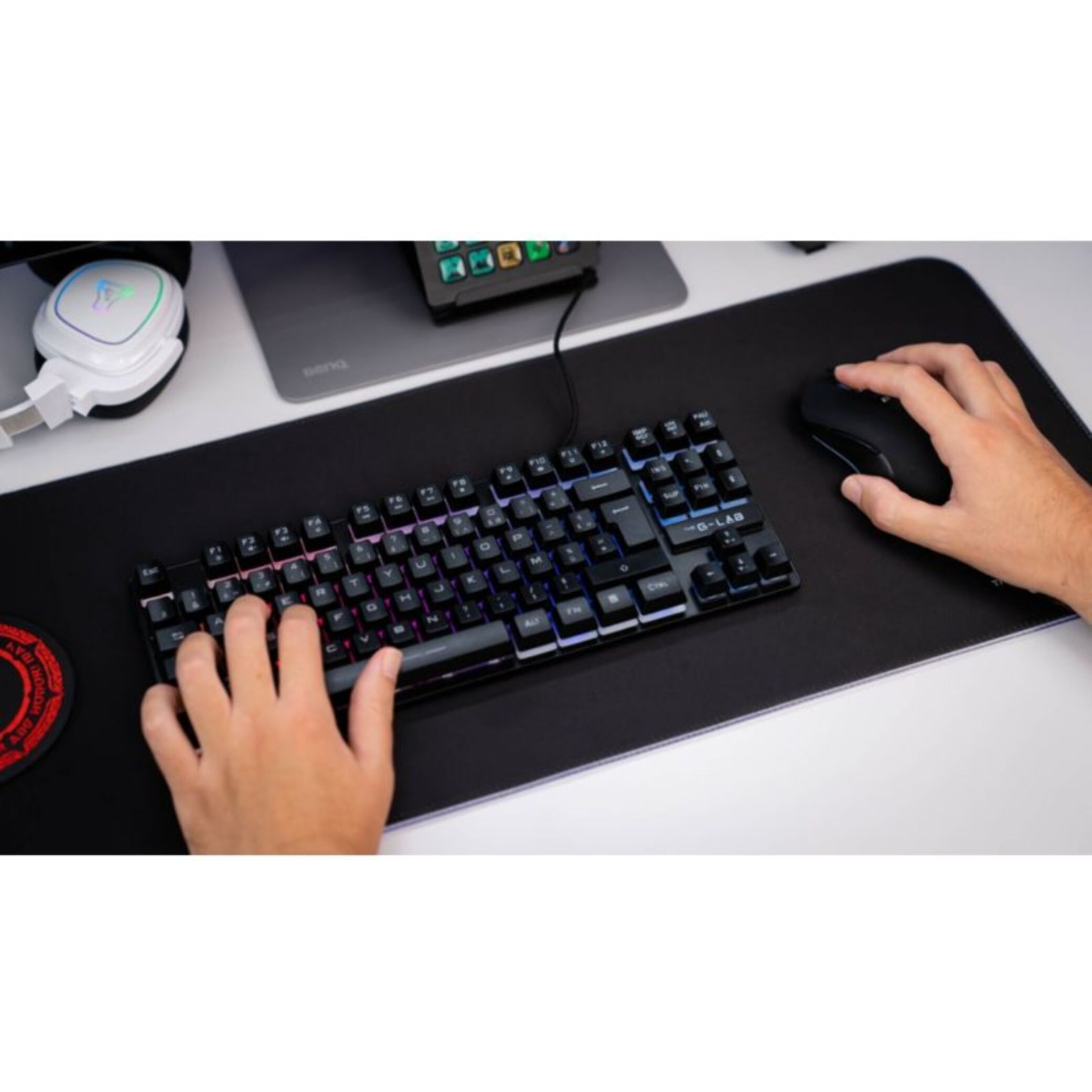 Clavier gamer THE G-LAB KEYZ CAESIUMTKL FR