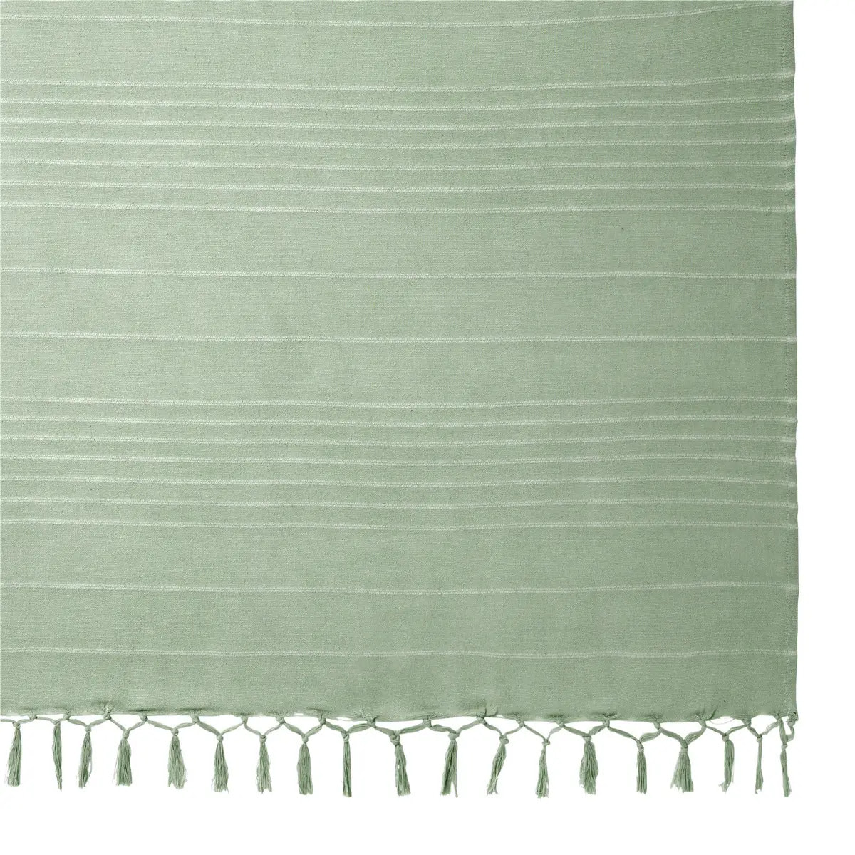 Jeté de lit Anjali 230x250 vert céladon en coton