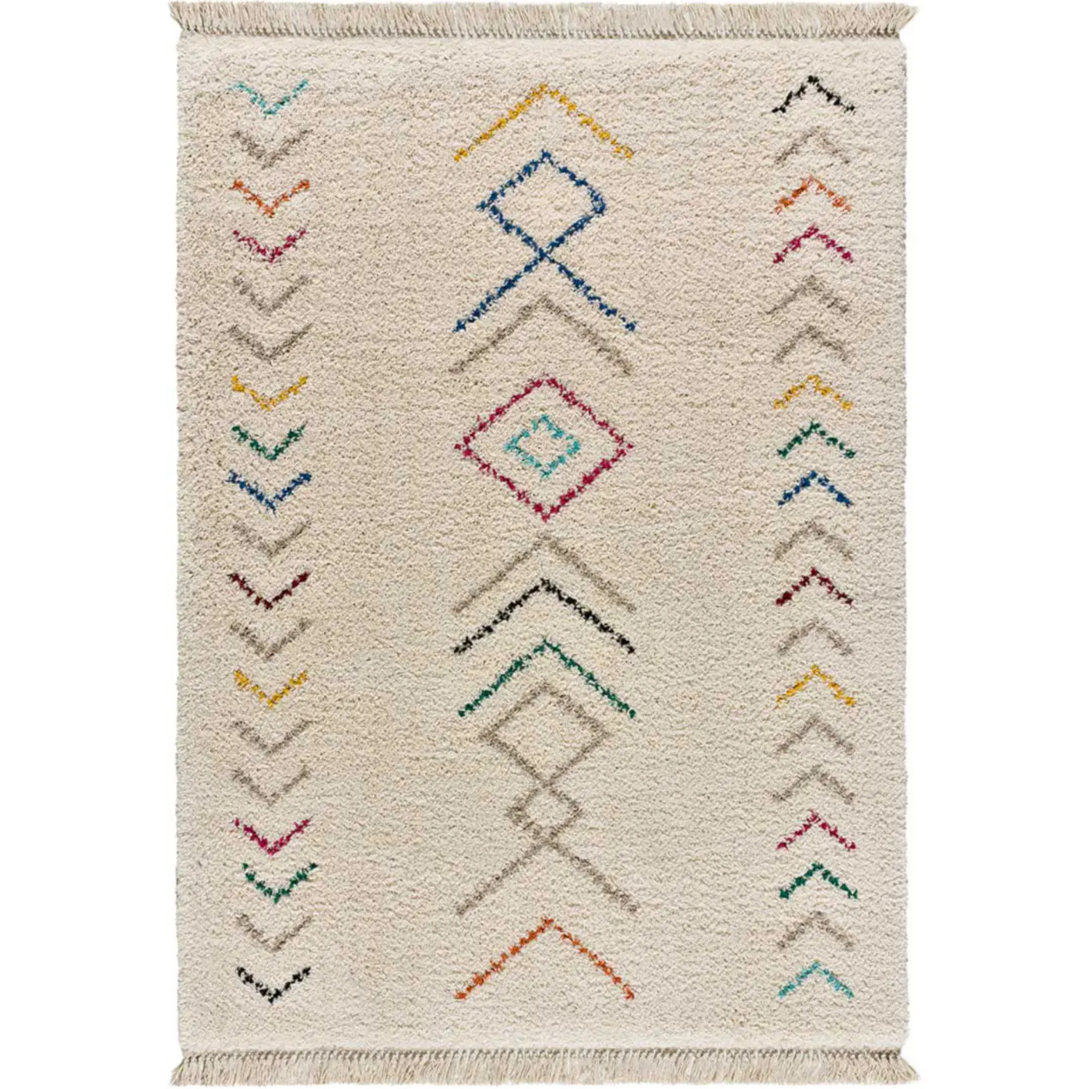 ZIRI Alfombra bereber blanco, varias medidas disponibles.