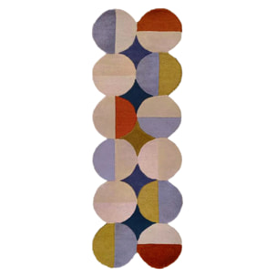 Tapis en laine de couloir MIA ELLIPSE