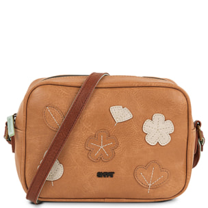 Bolso Bandolera Skpat Leaves Beige