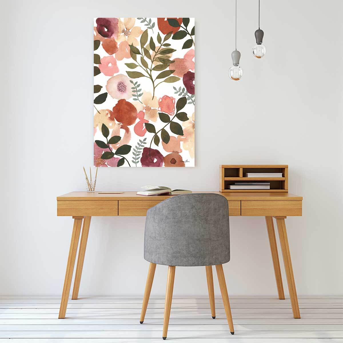 Tableau de fleurs danse du jardin  Toile imprimée