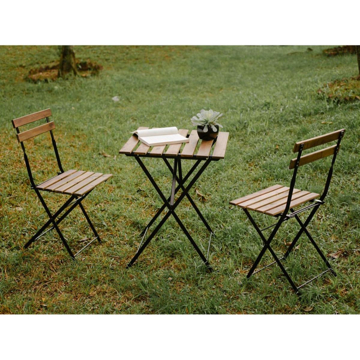 Set Tavolino e due sedie da Giardino modello Bistrot