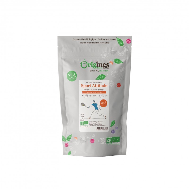Rooïbos Sport Attitude Bio - Infusettes 50x2g