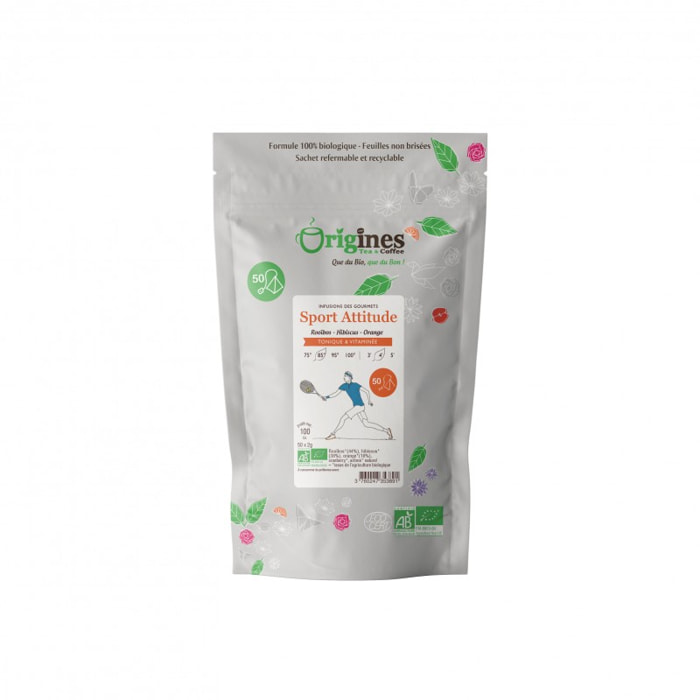 Rooïbos Sport Attitude Bio - Infusettes 50x2g