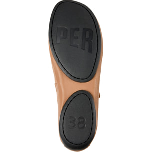Ballerini - CAMPER Right Nina - Beige - Pelle liscia