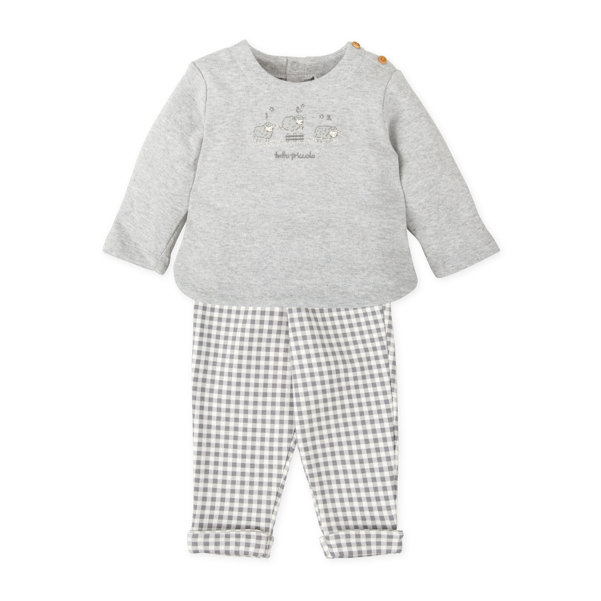 CONJUNTO 2 PZAS. GRIS - Gris