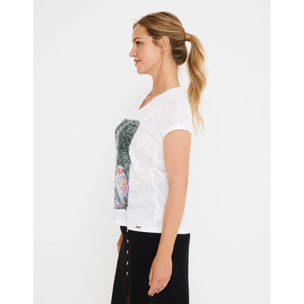 Camiseta Manga Corta Blanco - Gabeira