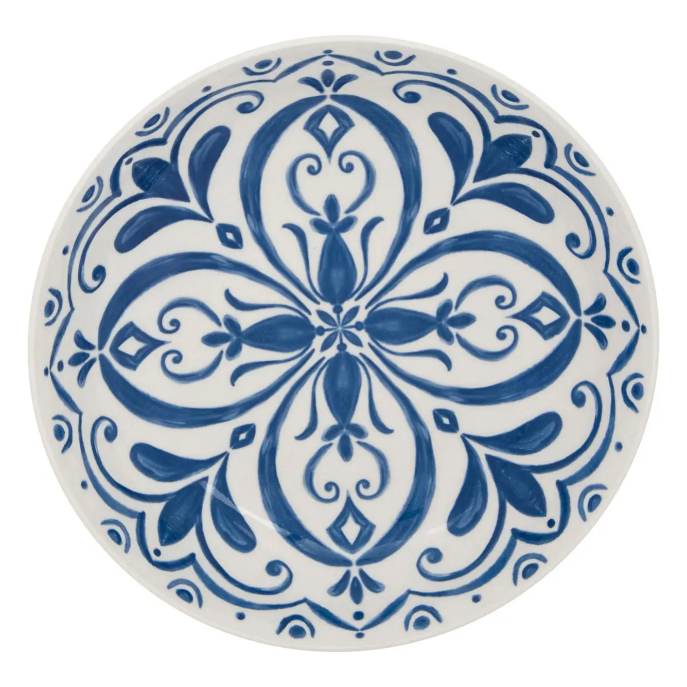 Service de table Manon 12 pièce(s) bleu L26,5xp2,4xH26,5cm