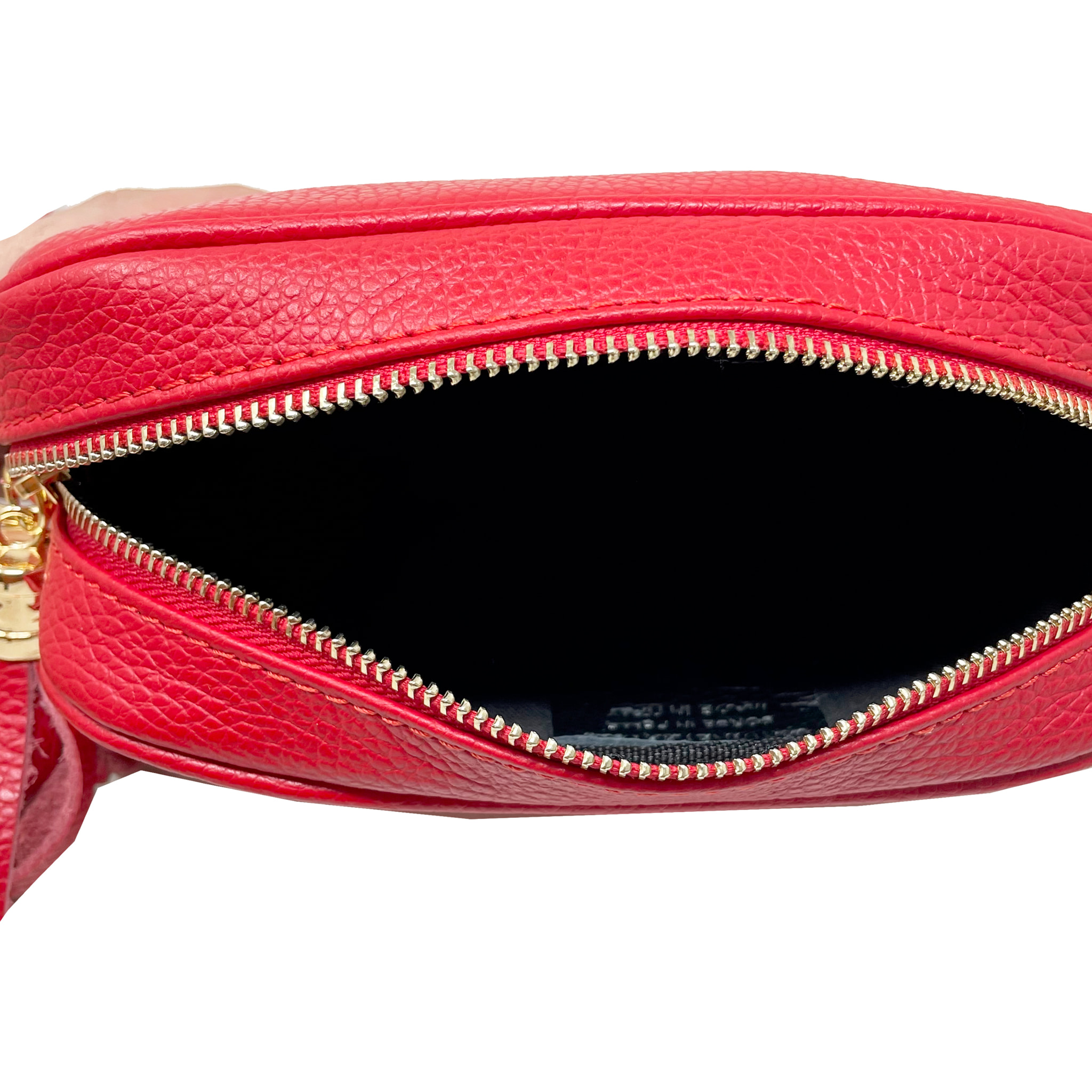 Chicca Borse - Tracollina Clutch Donna in Vera Pelle - Colore Rosso
