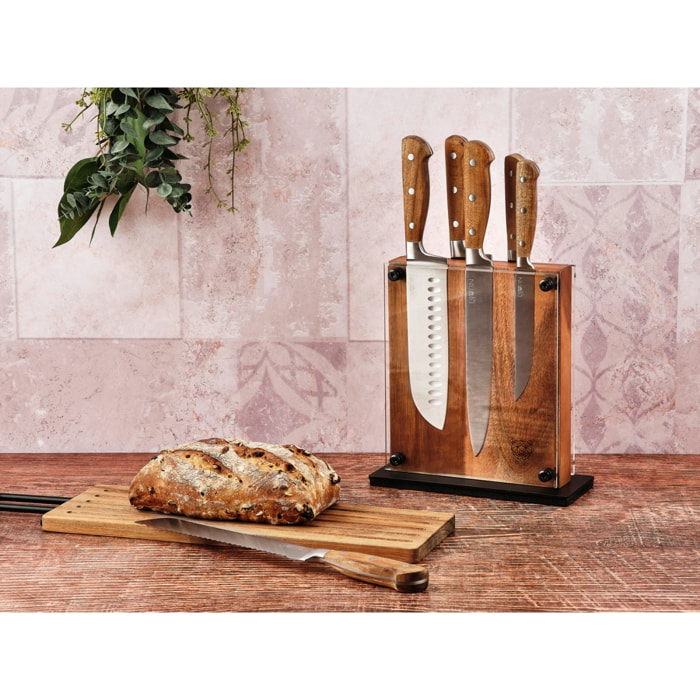 Bloc couteaux de cuisine JAKOB RAUMA - 7 pièces