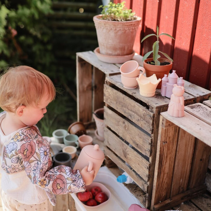 Mushie Pack 4 Pzas. Princess Baño Solid