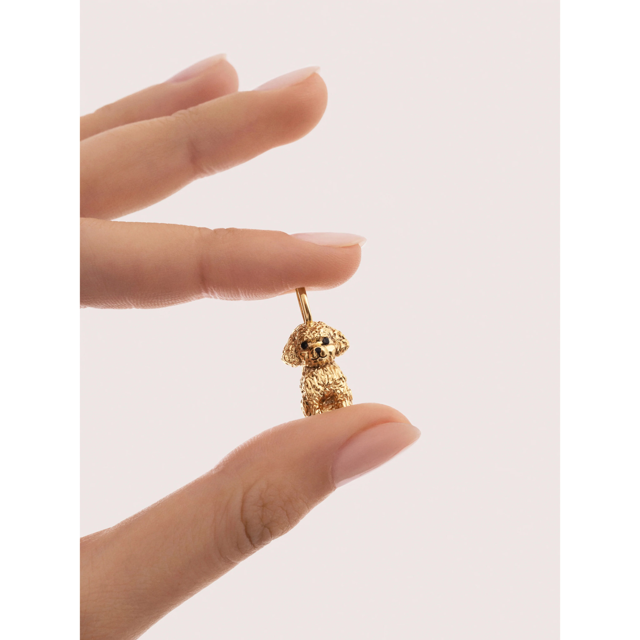 Charm Barboncino Placcato Oro