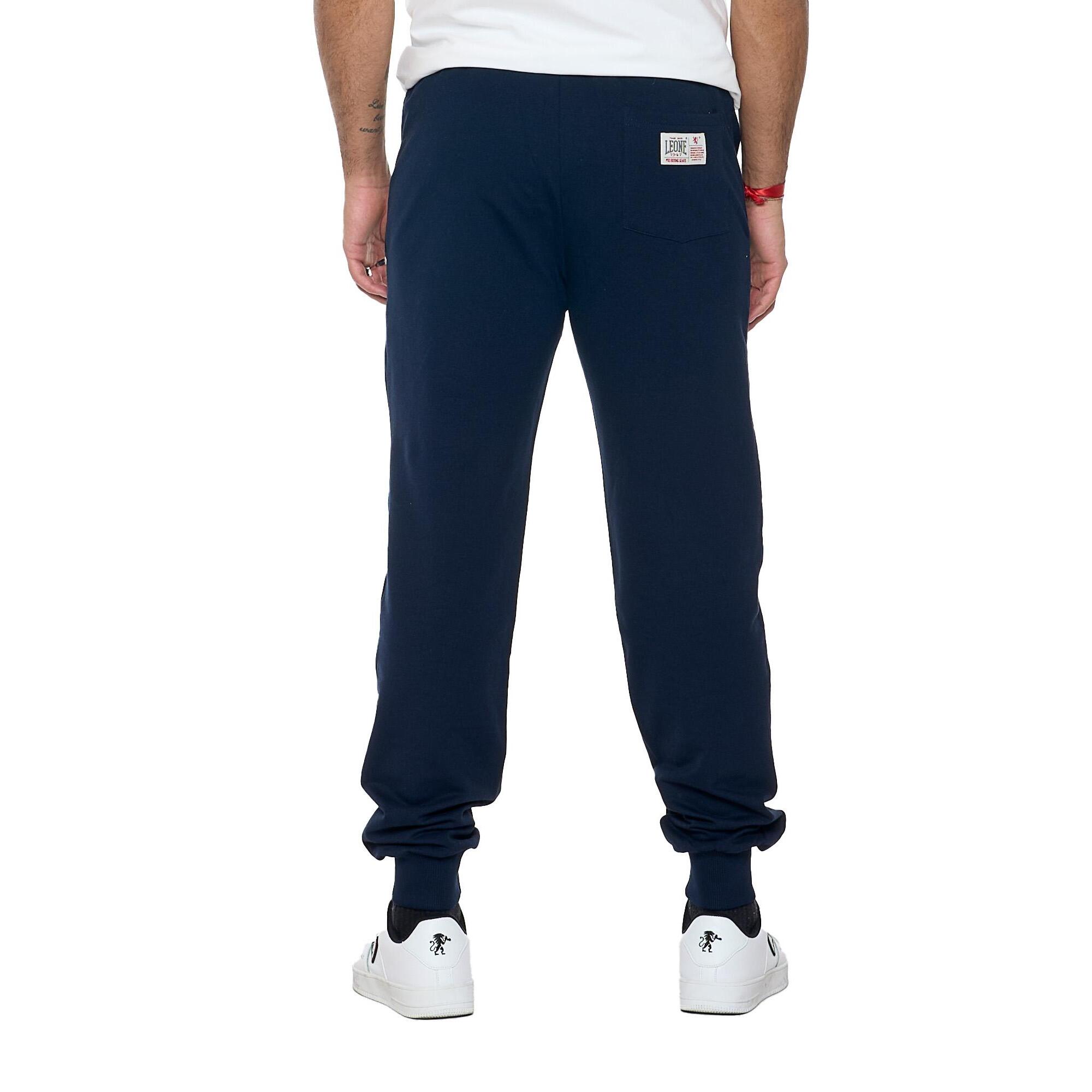 Pantalón de deporte de invierno para hombre con puño y gran logo 'Basic'