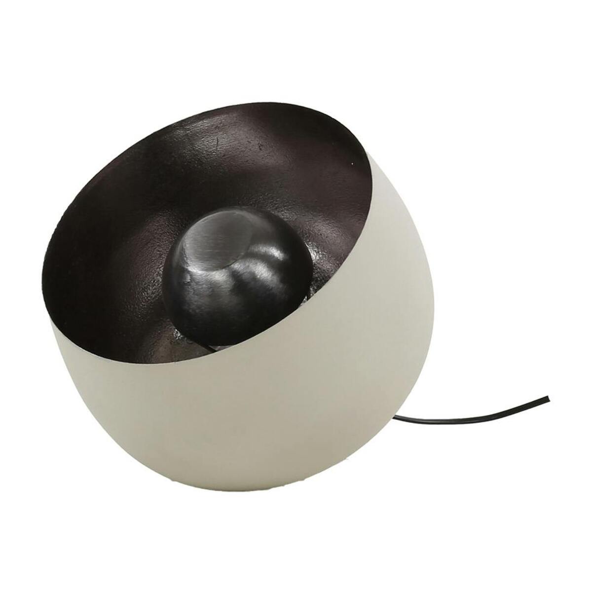 Lampe à poser cloche finition gris naturel ø 28 cm RALF