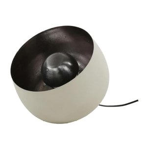 Lampe à poser cloche finition gris naturel ø 28 cm RALF
