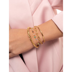 Pulsera Link Baño Oro