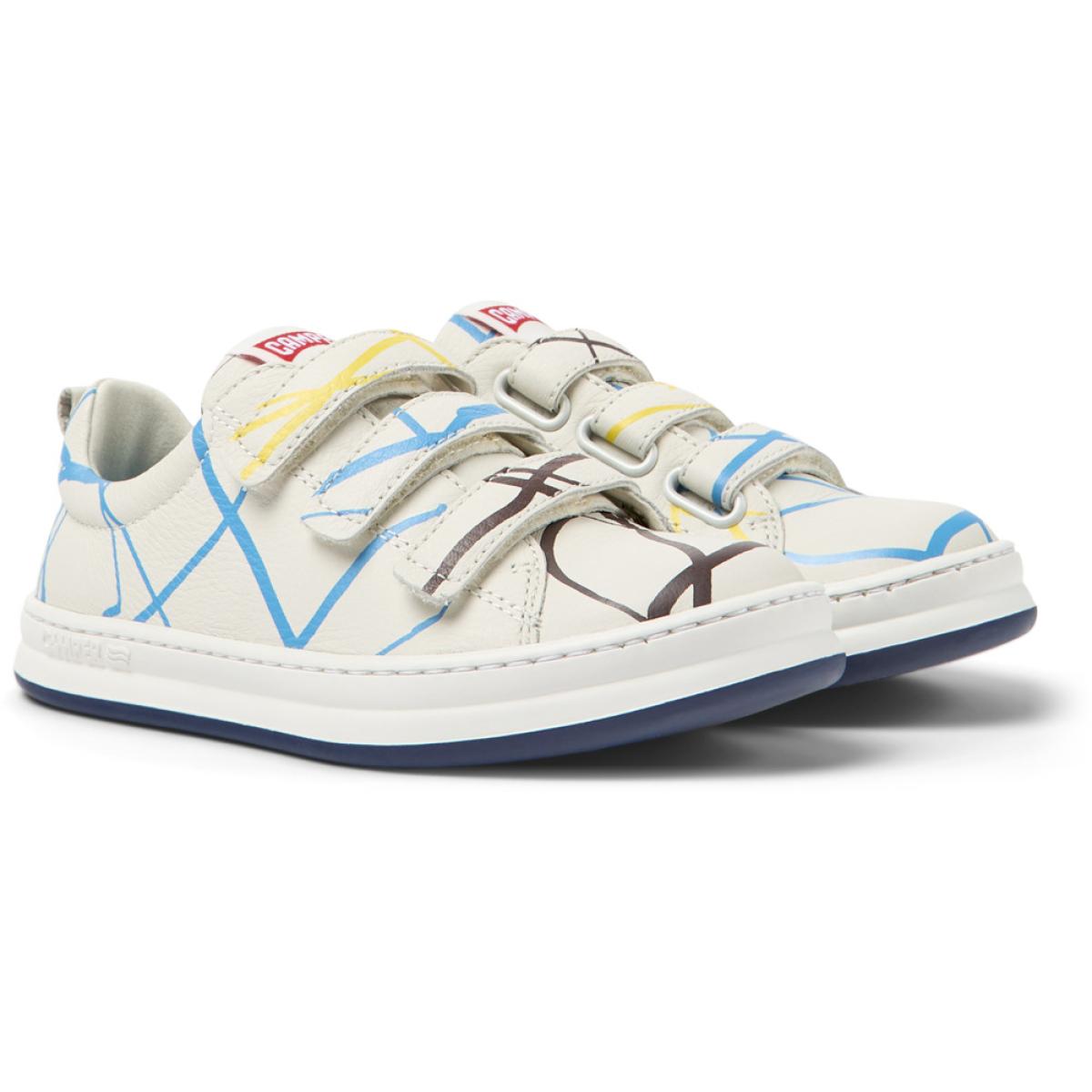 CAMPER Runner Four Twins - Sneaker Bianco Bambino Unisex