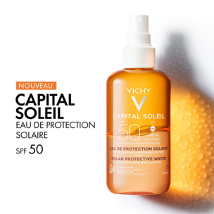 Capital Soleil SPF50 - Eau de Protection Solaire - Hâle Sublimé 200 ml