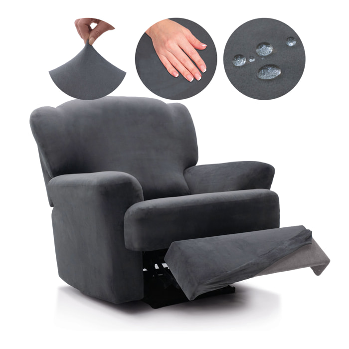 Funda TERCIOPELO ANTIMANCHAS Multi elástica para RELAX modelo VERONICA