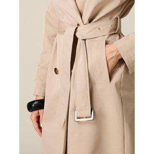 Oltre - Trench doppiopetto con cintura - Beige