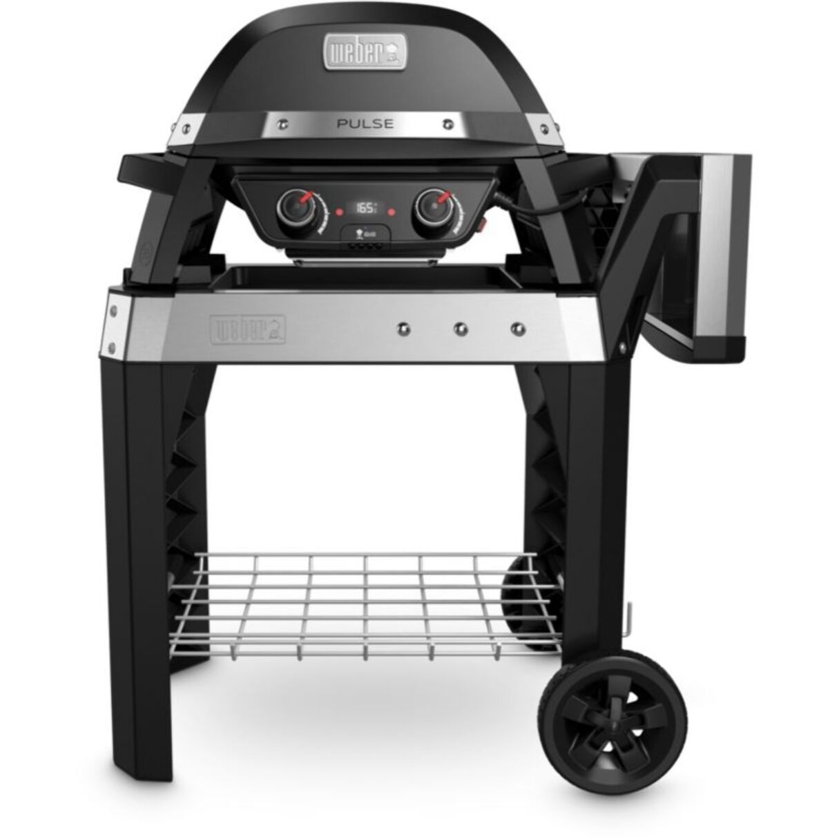 Barbecue électrique WEBER Pulse  2000 black sur chariot, 49 x39 cm