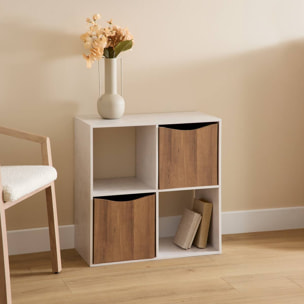 Étagère Mix'N Modul 4 cases carré beige