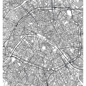 Affiche graphique paris france Affiche sous cadre bois