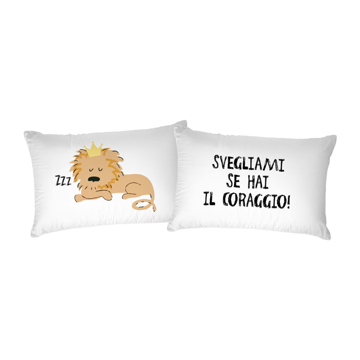 COPPIA FEDERE PRINTED, 100% Cotone, Stampa Digitale, Made in Italy - 18