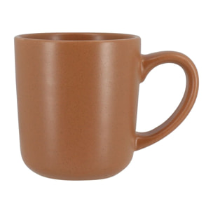 Lot de 6 mugs 38cl en grès marron ARITA