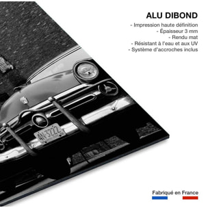 Photo noir et blanc de New York en 1960 Tableau alu Dibond